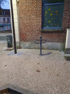 Arceau vélo en forme de Phi